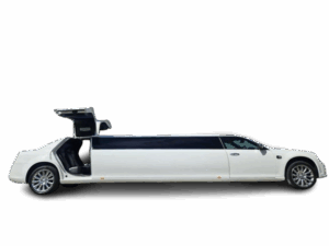 White Chrysler Gullwing